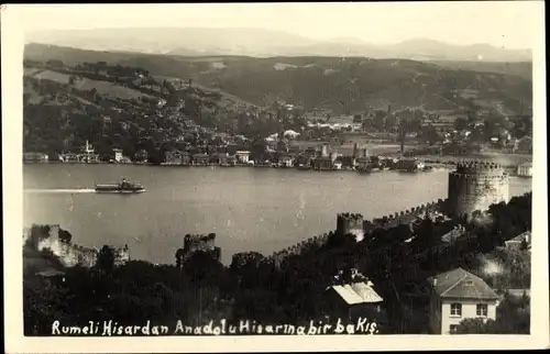 Foto Ak Konstantinopel Istanbul Türkei, Rumeli Hisarı, Festung, Küste