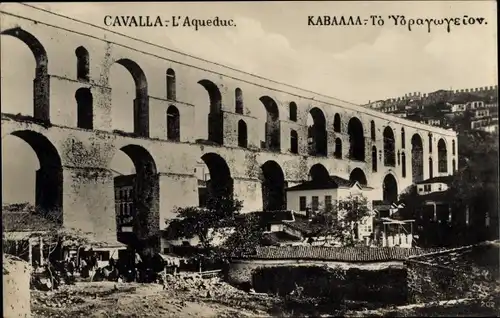 Ak Kavala Griechenland, Aquädukt