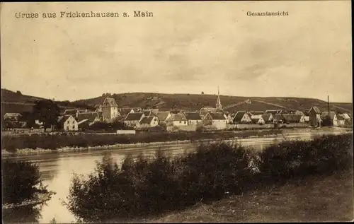 Ak Frickenhausen am Main Unterfranken, Gesamtansicht