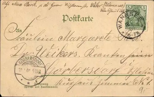 Litho Berlin Zehlendorf Wannsee, Kaiser Wilhelm-Thurm