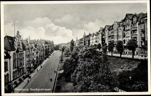 Ak Flensburg in Schleswig Holstein, Toosbüystraße