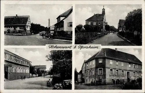 Ak Hohenwart Pforzheim im Schwarzwald, Ortsansichten