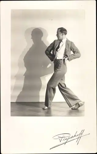 Foto Ak Tänzer Andreas Volpert, Portrait, Autogramm