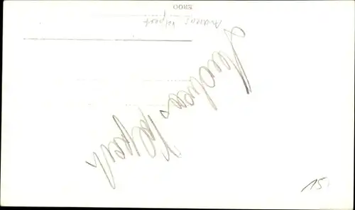 Foto Ak Tänzer Andreas Volpert, Portrait, Autogramm