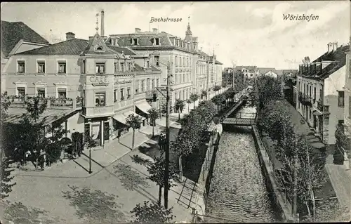 Ak Bad Wörishofen im Unterallgäu, Bachstraße