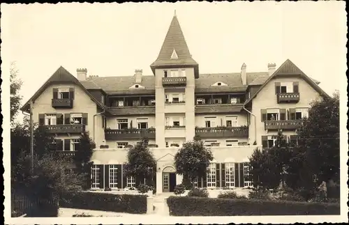 Foto Ak Bad Wörishofen im schwäbischen Kreis Unterallgäu, Vorderansicht vom Parkhotel