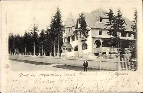 Ak Augustusburg im Erzgebirge, Waldhaus