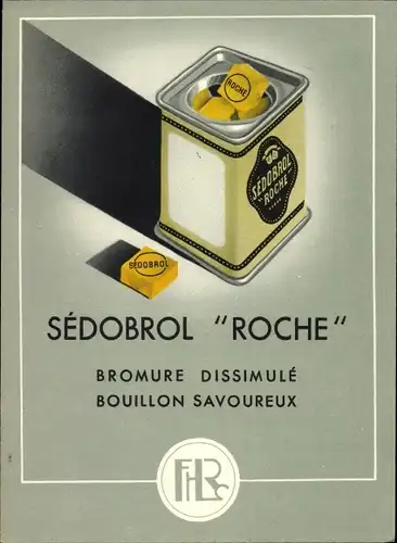 Ak Paris IV., Reklame, Sedobrol Roche, F. Hoffmann La Roche & Cie, Rue Crillon