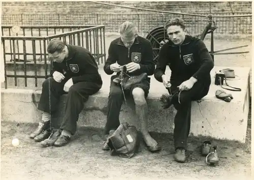 Foto Abschlusstraining 16.7.1942, Poststadion, Burdenski, Länderspiel Deutschland Bulgarien 1942