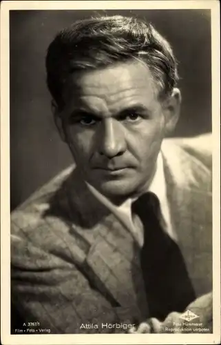 Ak Schauspieler Attila Hörbiger, Portrait