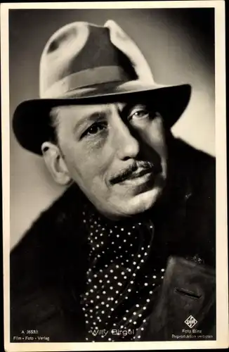 Ak Schauspieler Willy Birgel, Portrait, Hut