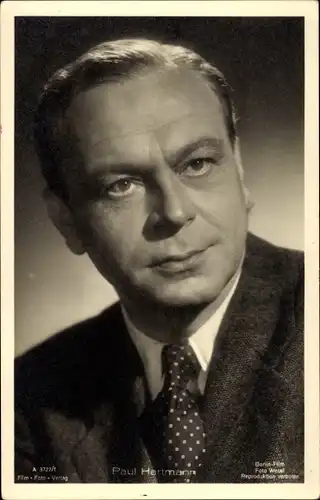 Ak Schauspieler Paul Hartmann, Portrait