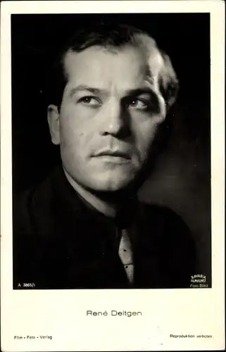Ak Schauspieler Rene Deltgen, Portrait, Bavaria Filmkunst