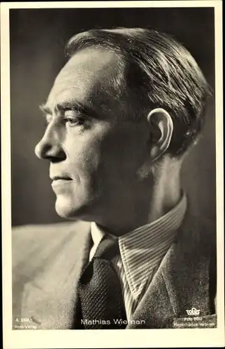 Ak Schauspieler Mathias Wieman, Portrait, Ross A 3308/1
