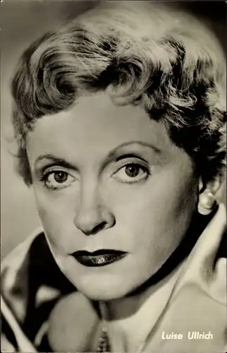 Ak Schauspielerin Luise Ullrich, Vergiss die Liebe nicht, Portrait
