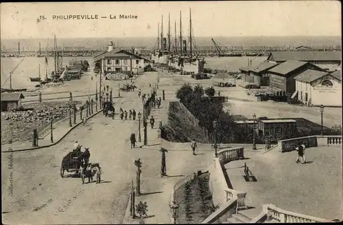 Ak Philippeville Algerien, La Marine