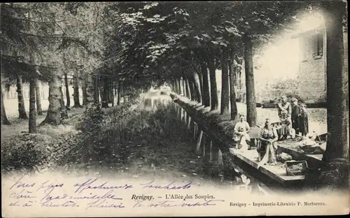 Ak Revigny Meuse, L'Allee des Soupirs