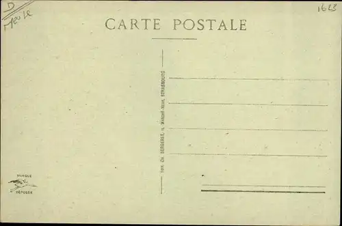 Ak Souilly Lothringen Meuse, Prisonniers Allemands defilant devant le Quartier General, 1916