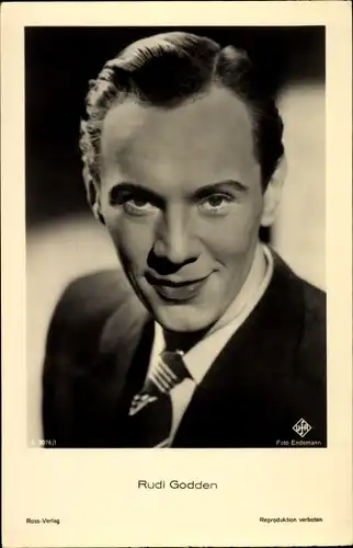 Ak Schauspieler Rudi Godden, Portrait, Ross Verlag A 3076/1