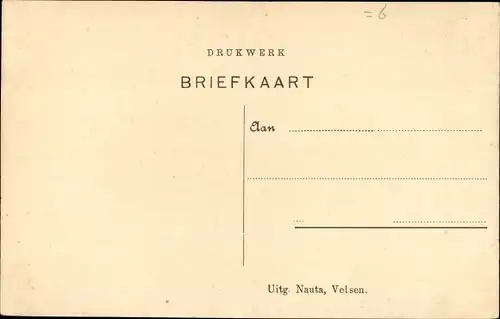 Ak Leiderdorp Südholland, Straßenpartie