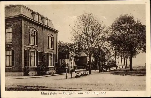 Ak Maassluis Südholland, Burgem. van der Lelykade