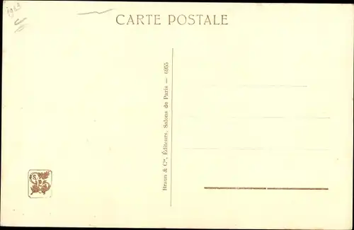 Künstler Ak Knight, R., Frau am Flussufer beim Wäschewaschen, La Laveuse