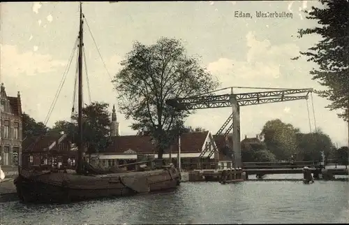 Ak Edam Volendam Nordholland Niederlande, Westerbuiten