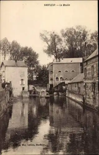 Ak Harfleur Seine-Maritime, Le Moulin