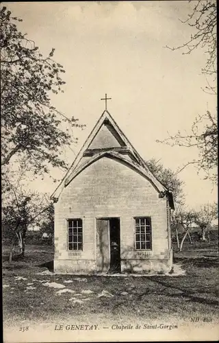 Ak Le Genetay Seine Maritime, Chapelle de Saint Gorgon
