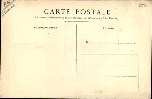 Ak Villers Bretonneux Somme, L'Eglise