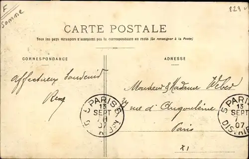 Ak Fort Mahon Plage Somme, La Gare du Tramways