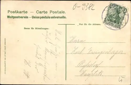 Ak Augustusburg im Erzgebirge, Ecke Waldstraße und August Försterstraße