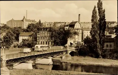 Ak Zeitz im Burgenlandkreis, Karl Marx Brücke