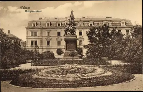 Ak Weimar in Thüringen, Kriegerdenkmal