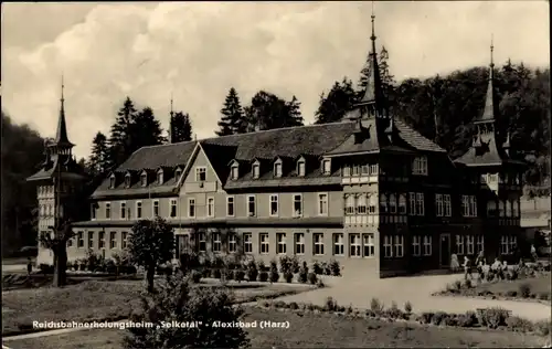 Ak Alexisbad Harzgerode am Harz, Reichsbahnerholungsheim Selketal