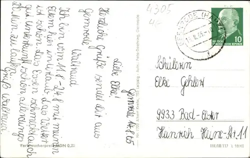 Ak Gernrode Quedlinburg im Harz, FDGB Erholungsheim Stubenberg