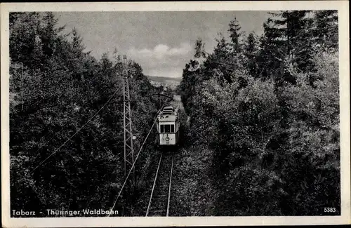Ak Tabarz im Thüringer Wald, Thüringer Waldbahn