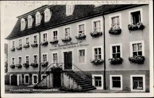 Ak Neudietendorf in Thüringen, Zinzendorfhaus