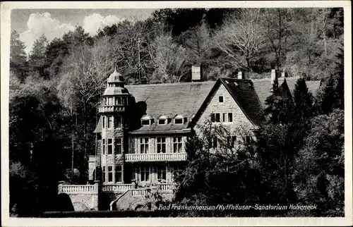 Ak Bad Frankenhausen am Kyffhäuser Thüringen, Sanatorium Hoheneck