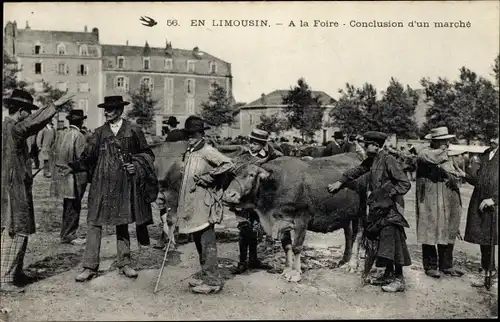 Ak En Limousin, A la Foire, Conclusion d'un marché