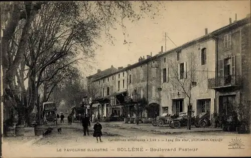 Ak Bollène Vaucluse, Boulevard Pasteur