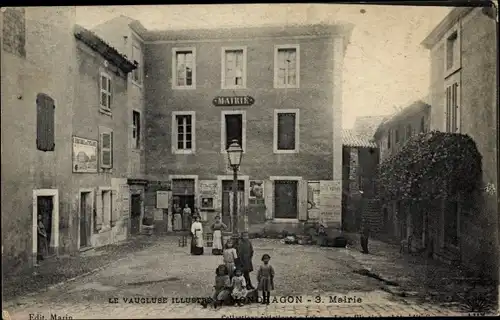 Ak Mondragon Vaucluse, Mairie
