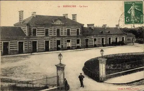 Ak Bressuire Deux Sèvres, La Gare