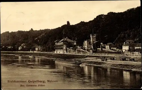 Ak Meißen an der Elbe, Geipelburg