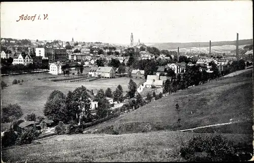 Ak Adorf im Vogtland, Ortsansicht