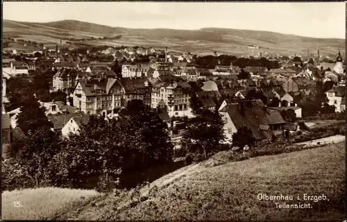 Ak Olbernhau im Erzgebirge, Teilansicht