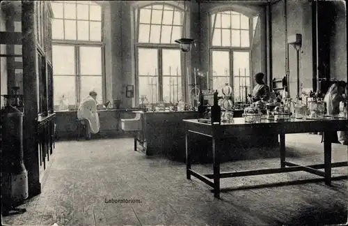 Ak Utrecht Niederlande, St. Antonius Gasthuis, Laboratorium