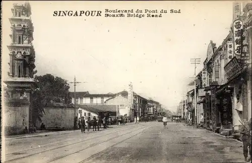 Ak Singapore Singapur, Boulevard du Pond Sud, South Bridge Road