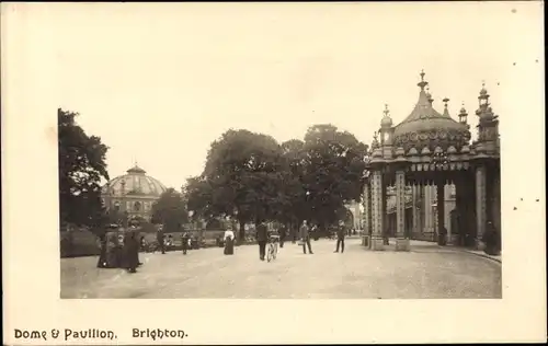 Ak Brighton East Sussex England, Dome, Pavillon
