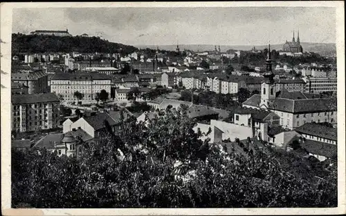 Ak Brno Brünn Südmähren, Gesamtansicht der Stadt